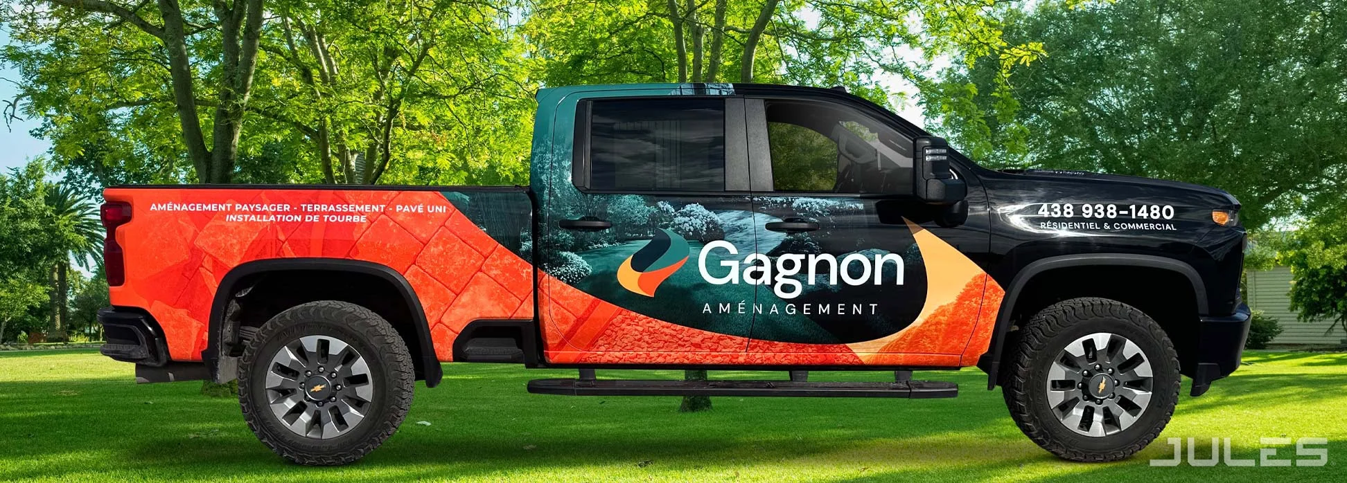 AMENAGEMENT GAGNON CHEVROLET SILVERADO SUPER FLASH 3/4 WRAP