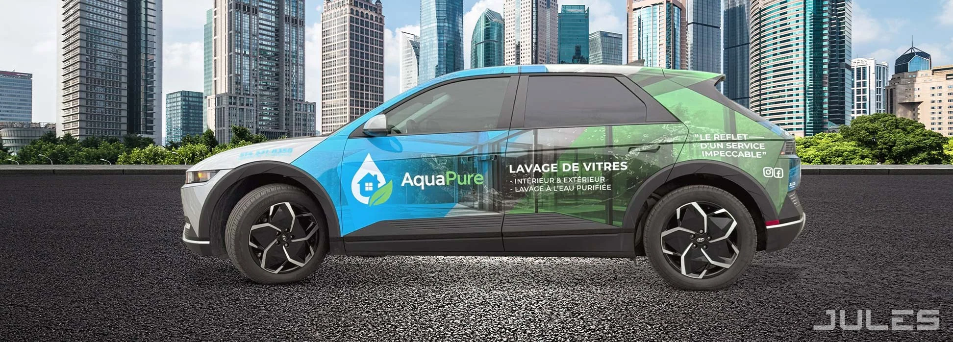 AQUAPURE HYUNDAI IONIQ SUPER FLASH 3/4 WRAP