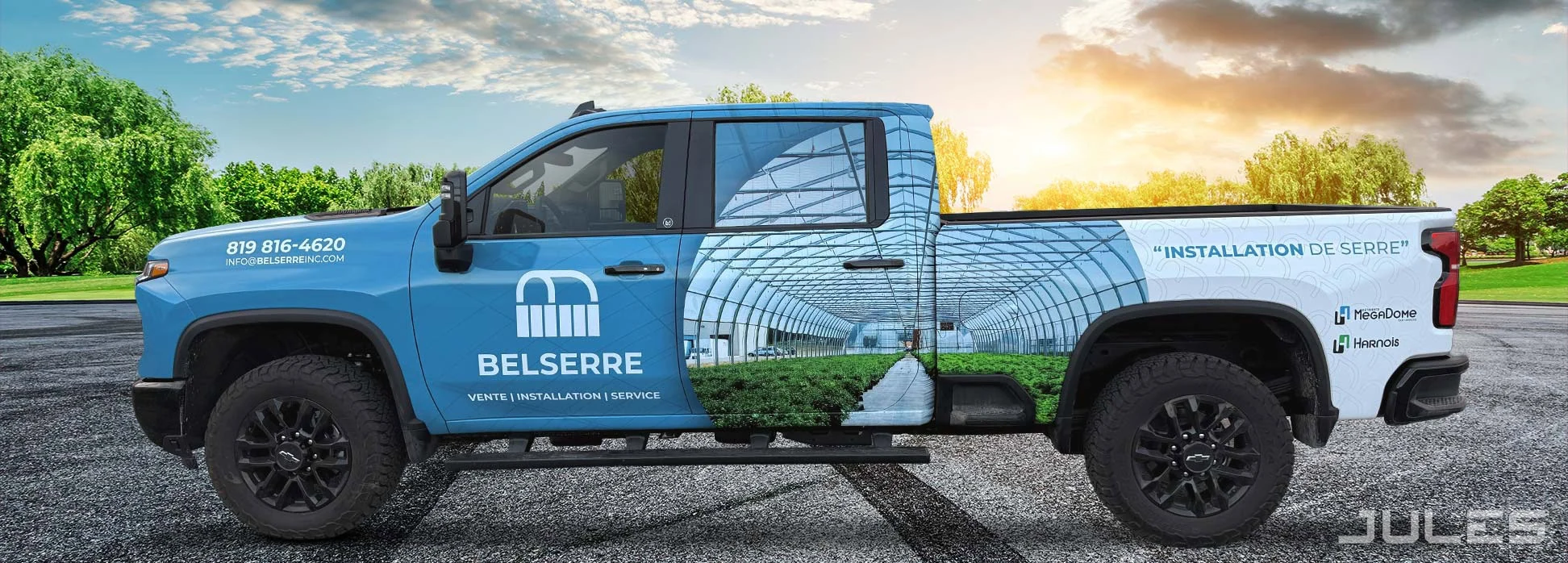 BELSERRE CHEVROLET SILVERADO FULL LETTRAGE COMPLET