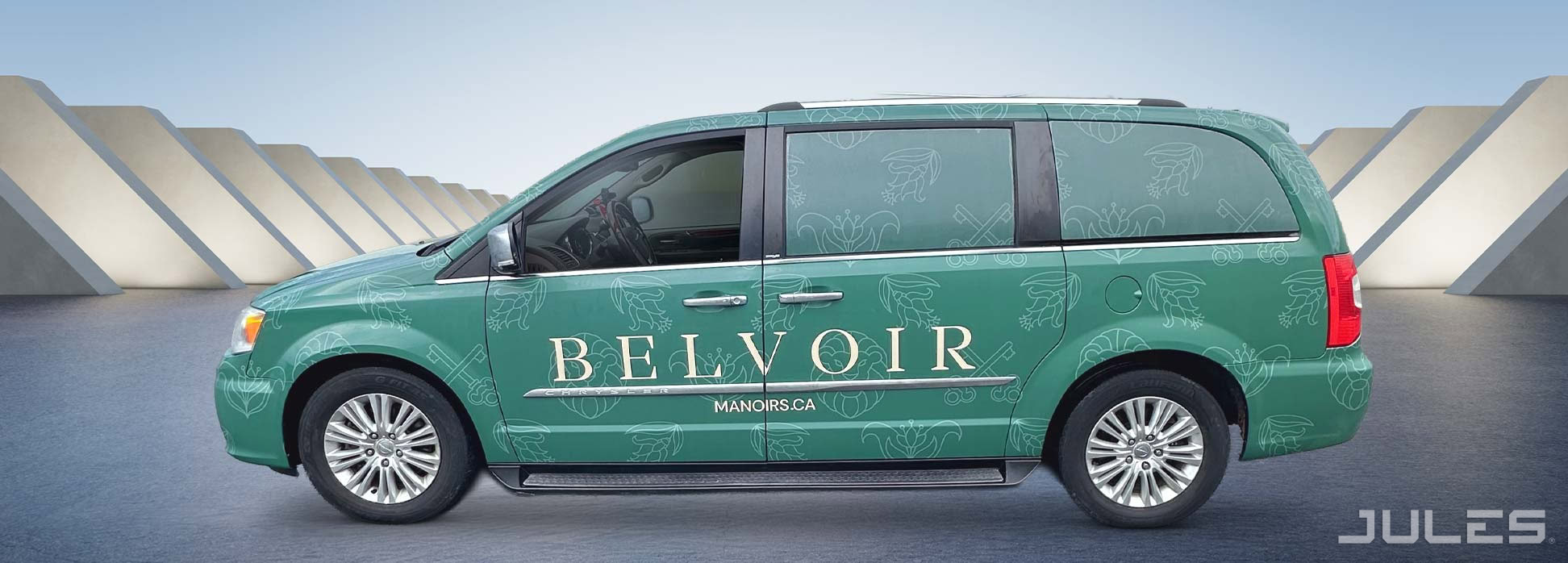 BELVOIR MANOIRS CARAVAN FULL LETTRAGE COMPLET