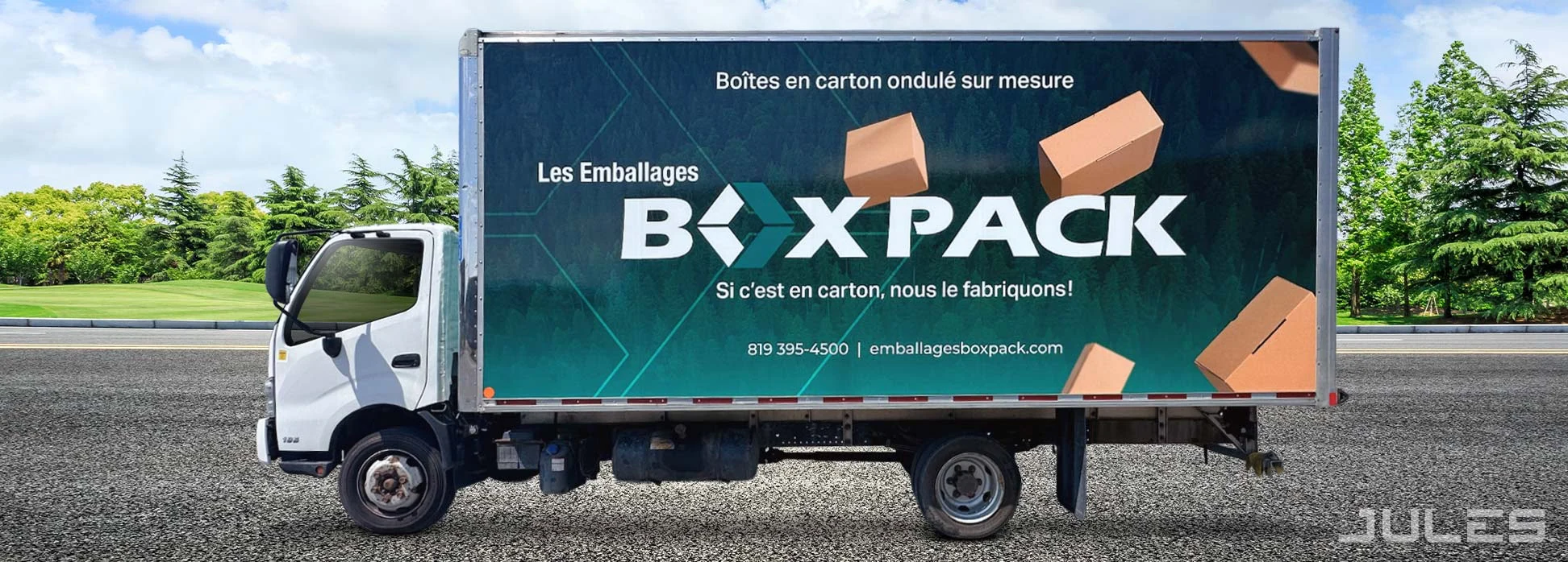 BOXPACK CUBE FULL LETTRAGE COMPLET