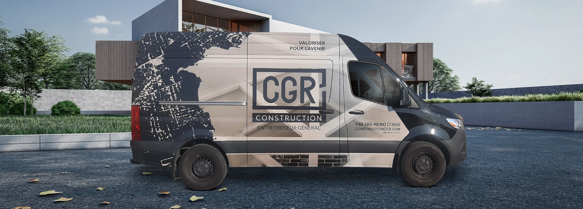 CGR FORD TRANSIT SUPER FLASH 3/4 WRAP