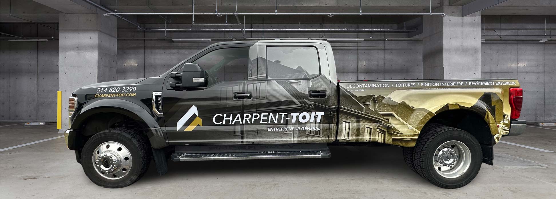 CHARPENT-TOIT FORD F-350 SUPER FLASH 3/4 WRAP