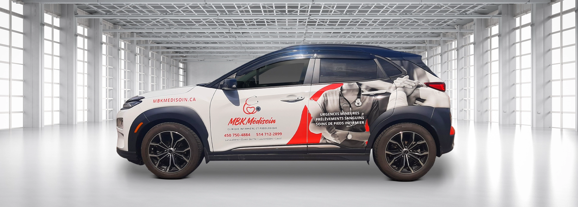 MBK MEDISOINS HYUNDAI KONA EV FLASH 1/2 WRAP