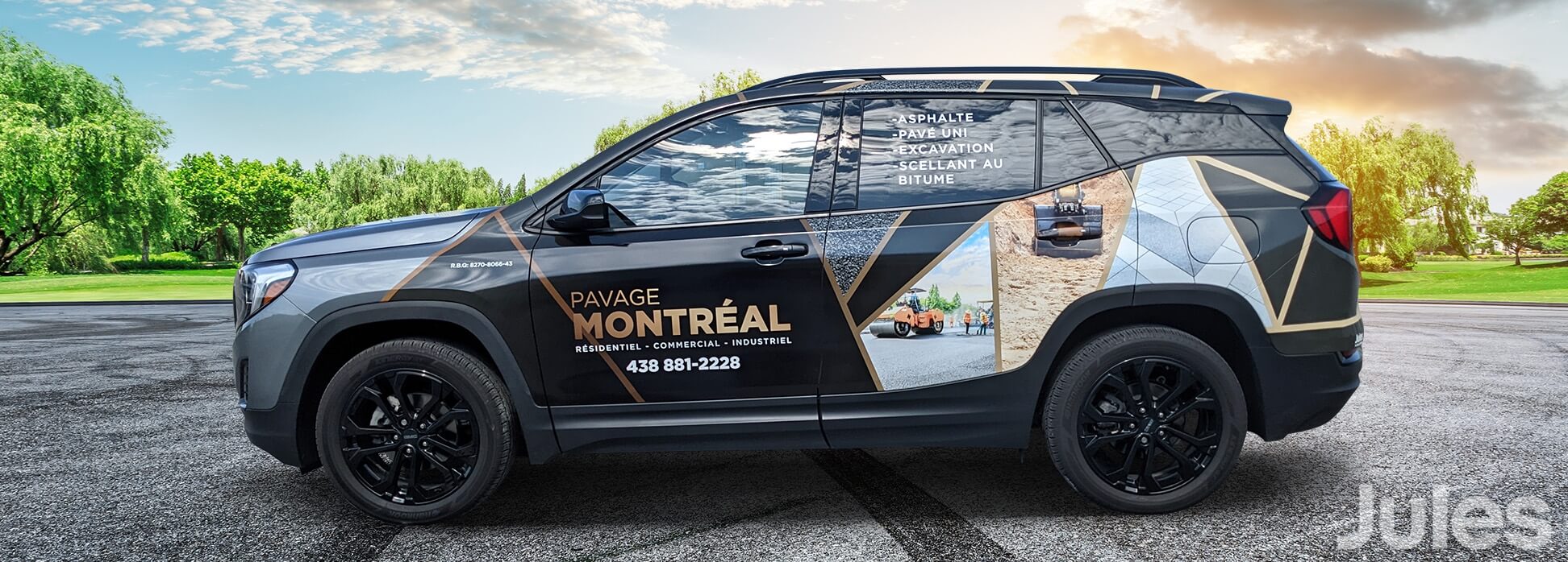 PAVAGE MONTREAL LETTRAGE WRAP
