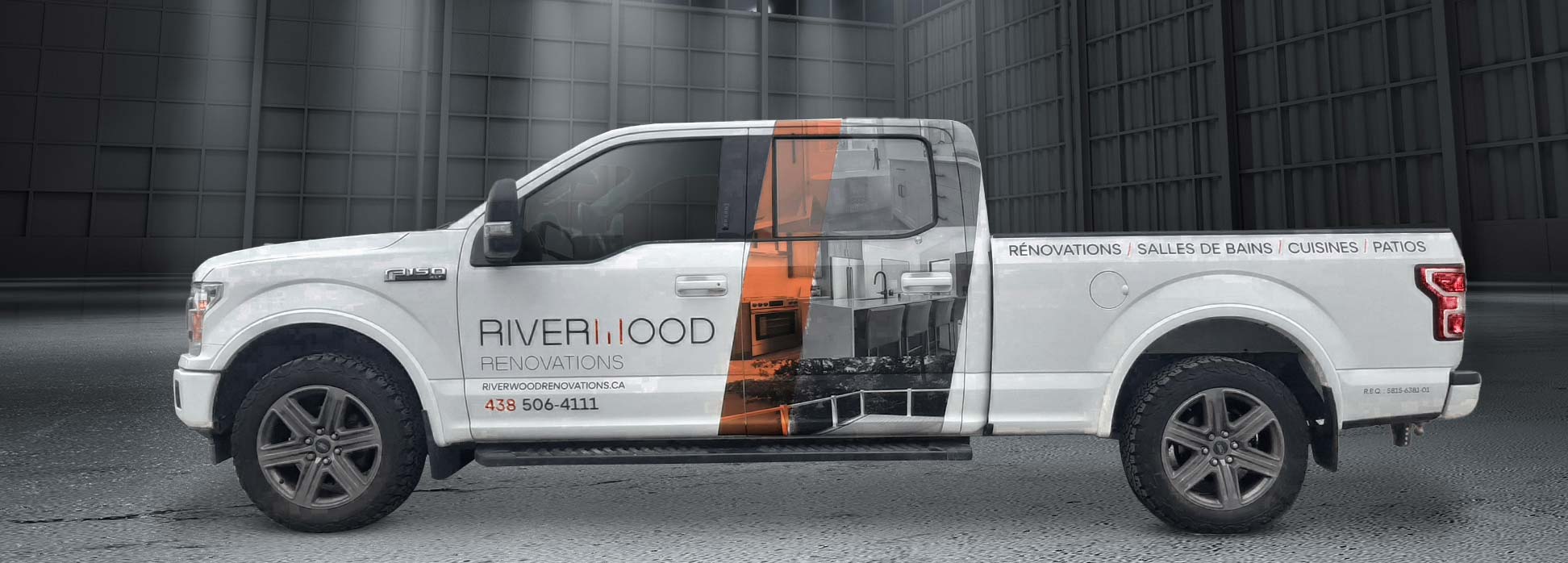 RIVERWOOD FORD F-150 ÉCONO 1/4 WRAP