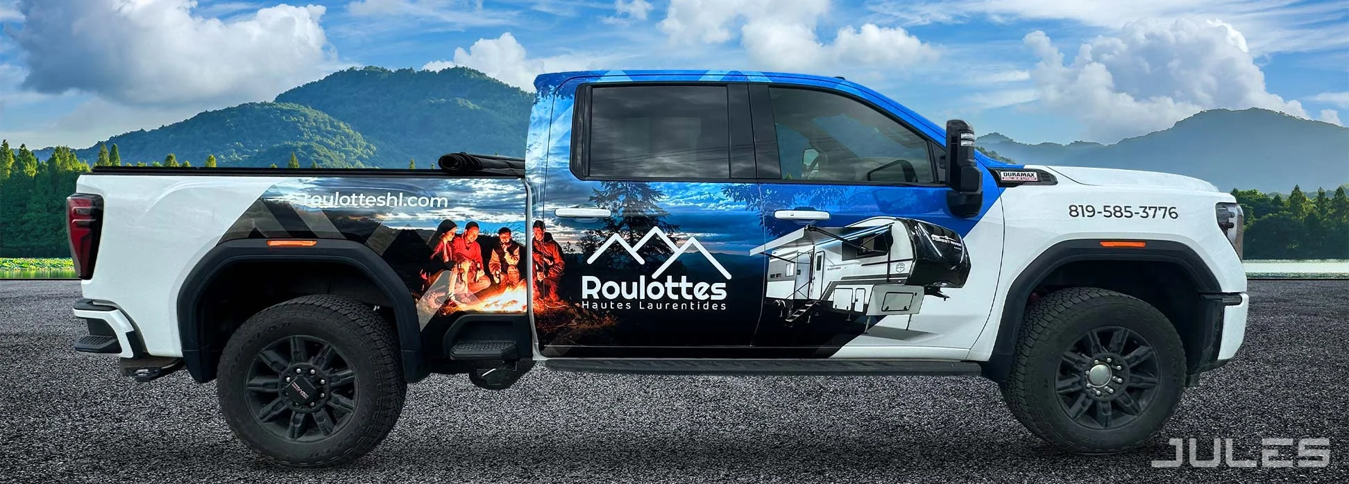 ROULOTTES HAUTES LAURENTIDES GMC SIERRA FLASH 1/2 WRAP