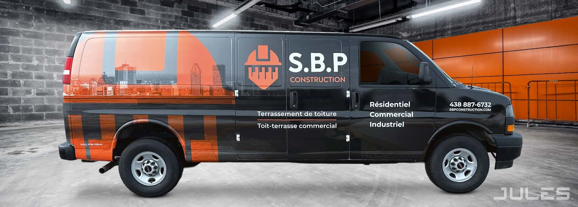 SBP CONSTRUCTION SAVANA FULL LETTRAGE COMPLET