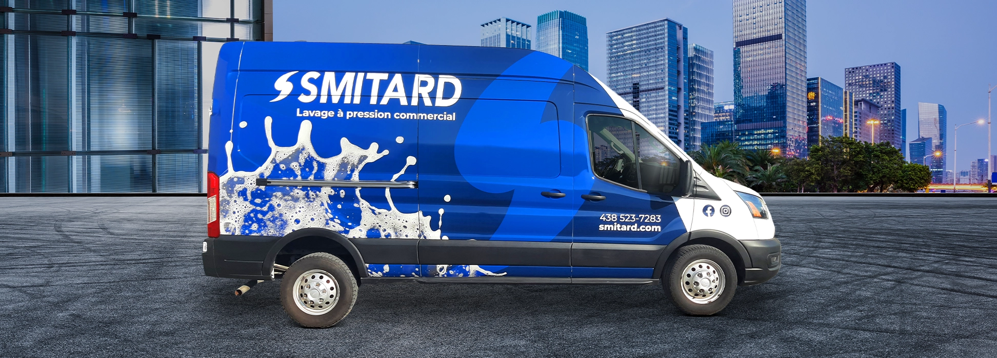 SMITARD FORD TRANSIT SUPER FLASH 3/4 WRAP