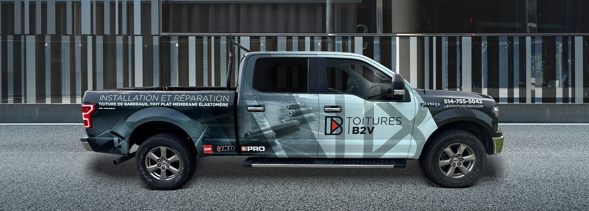 TOITURES B2V FORD F150 SUPER FLASH 3/4 WRAP